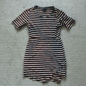 Cute striped midi dress